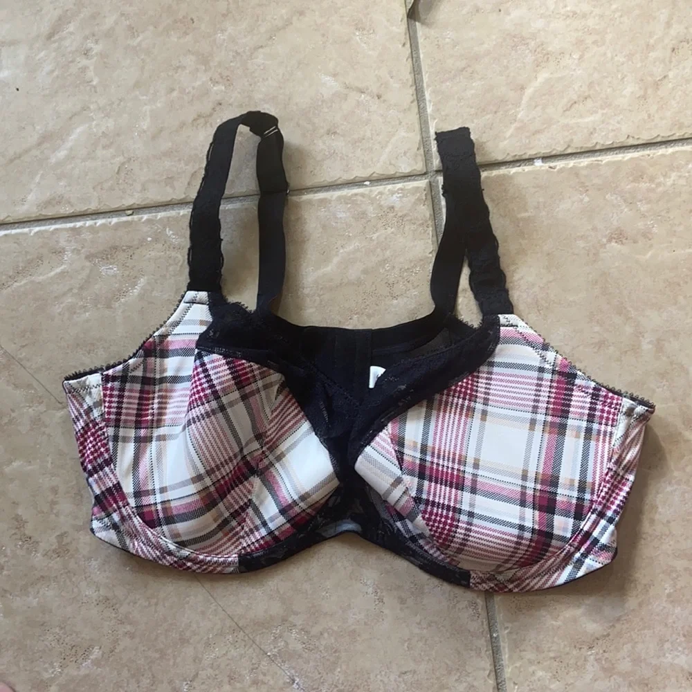 Cacique plaid bra